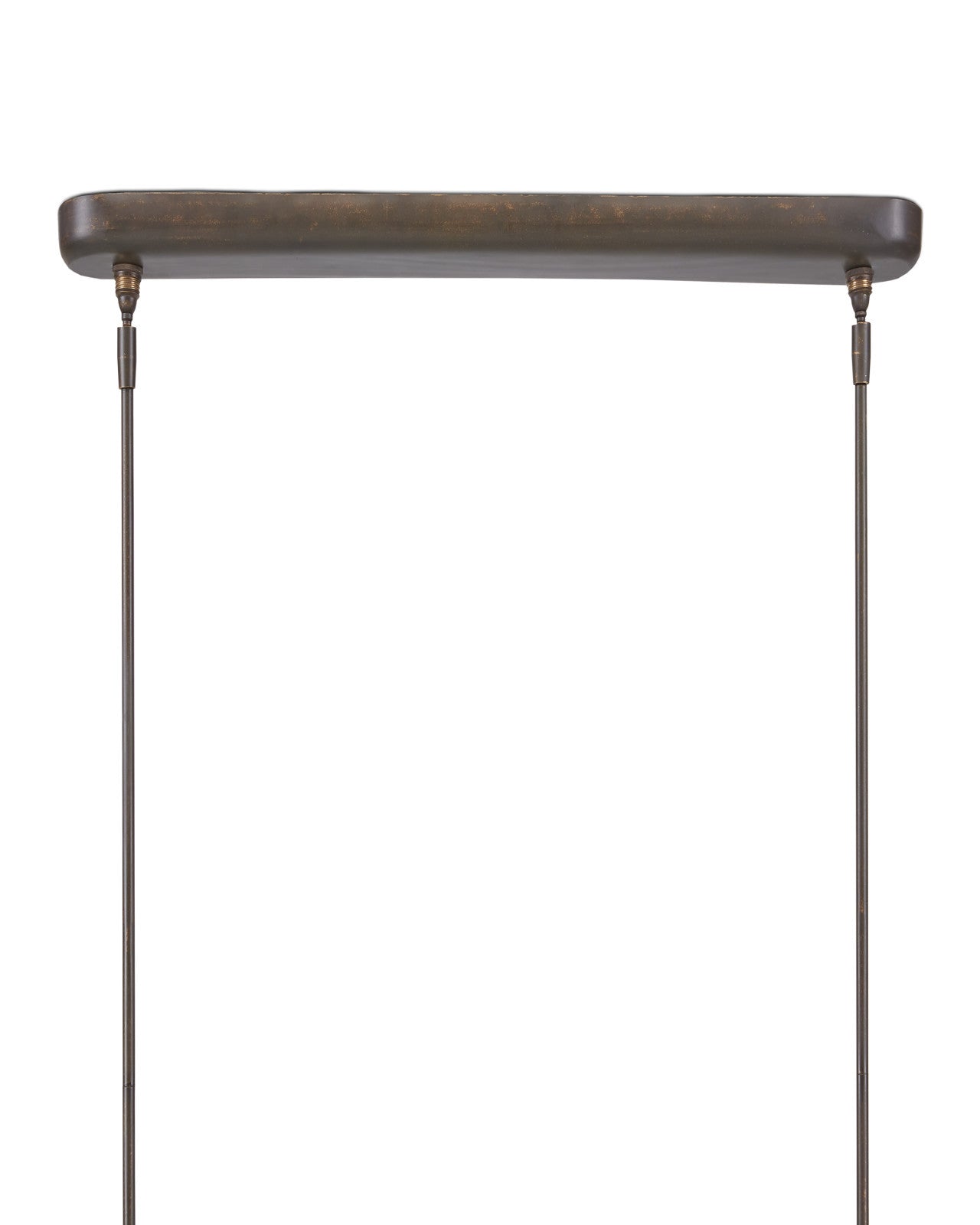 Lyon Large Bronze Linear Chandelier by Currey & Co.