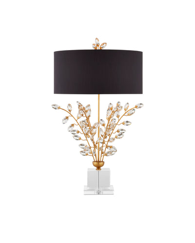 Forget-Me-Not Gold Table Lamp Currey & Co.