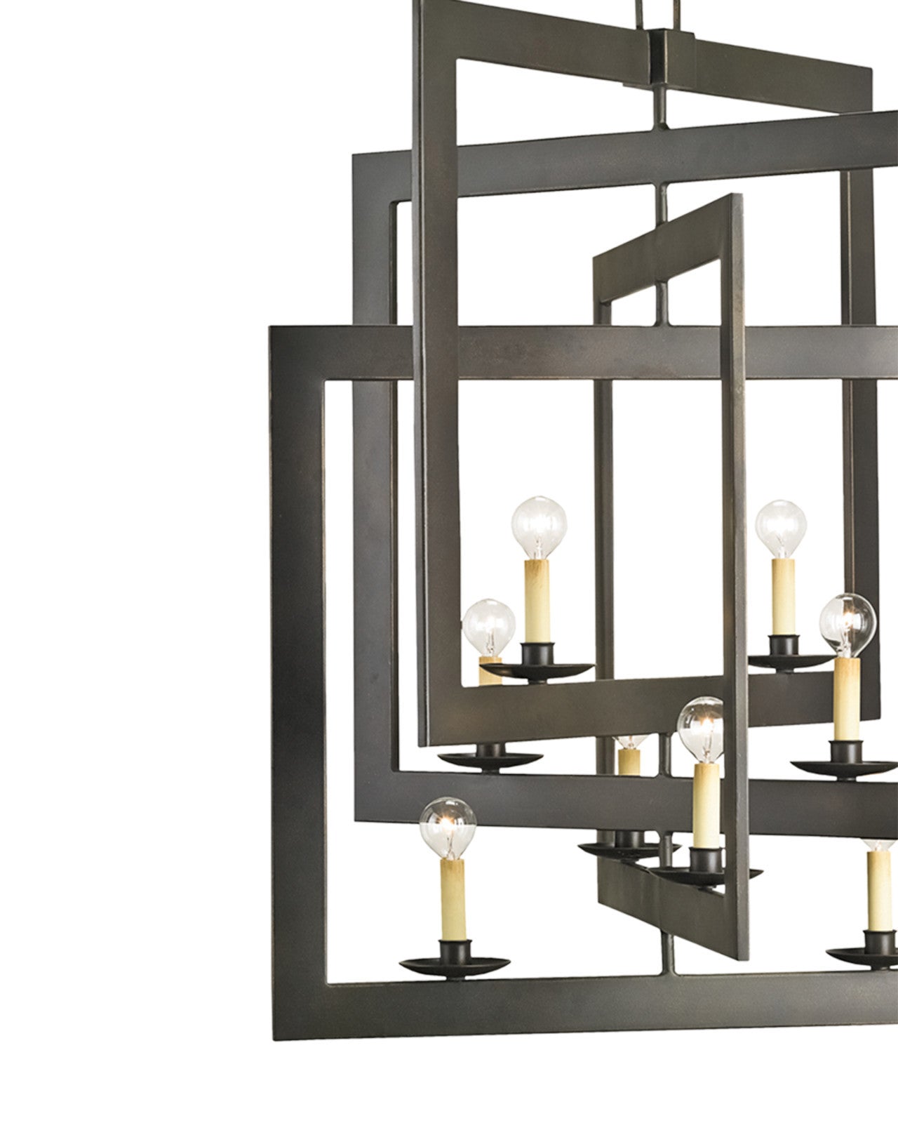 Middleton Large Bronze Chandelier by Currey & Co. *