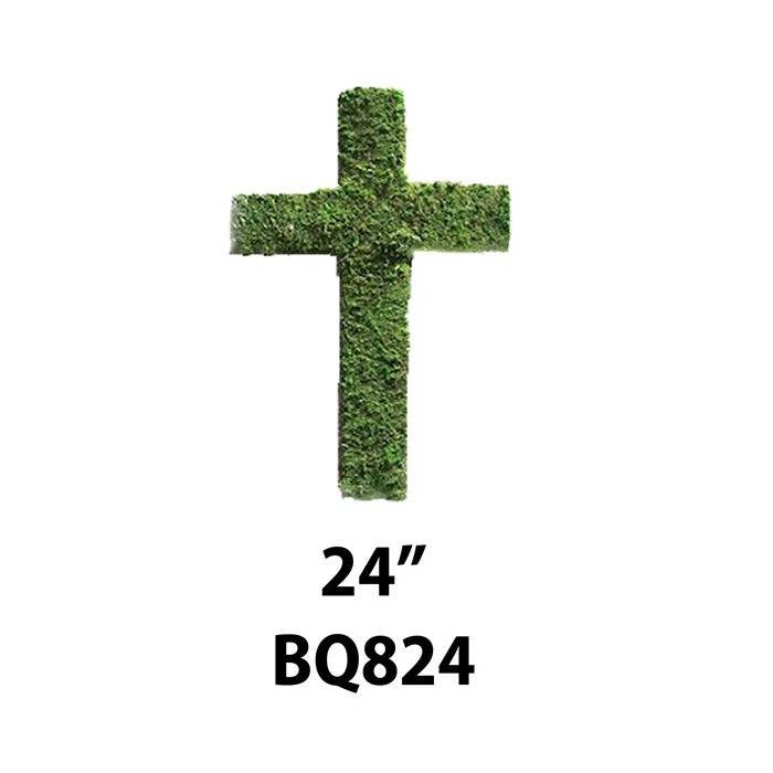 24" x 15,7" x 0.5"  Moss Cross