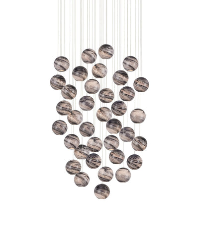 Palatino 36-Light Round Multi-Drop Pendant by Currey & Co.