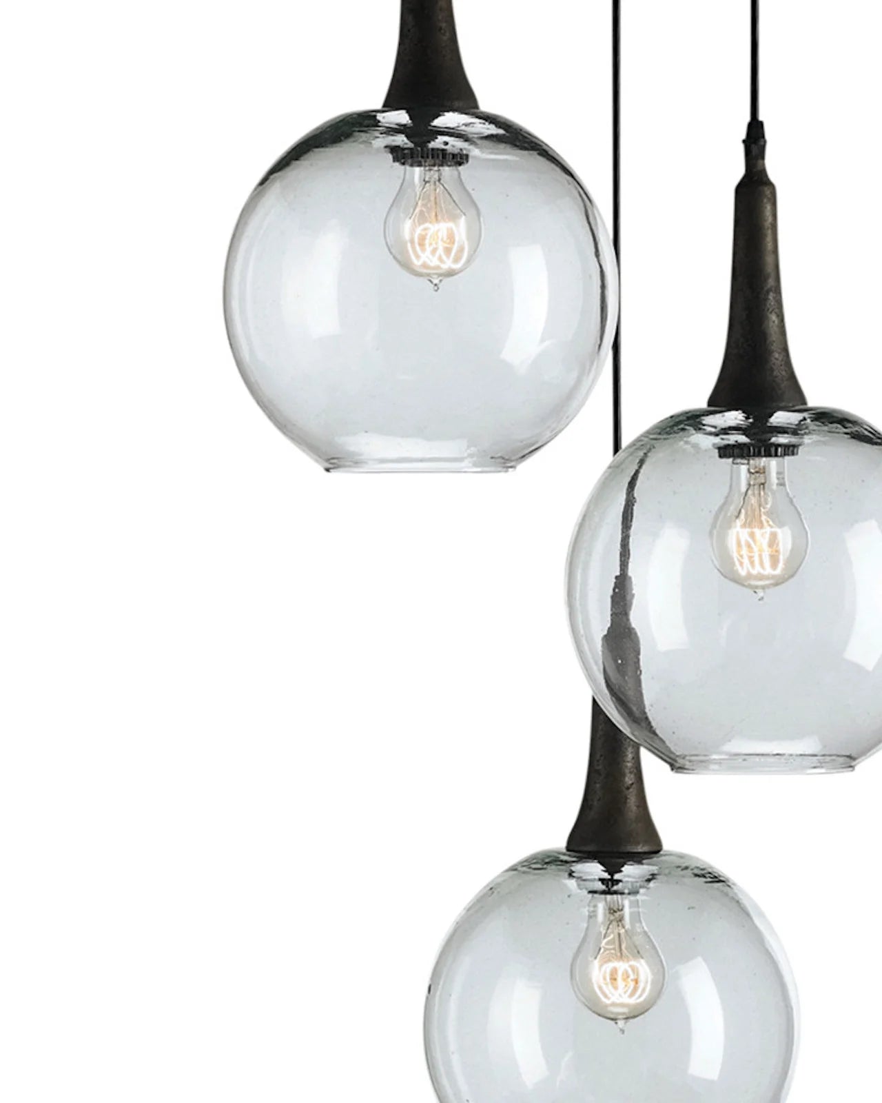 Beckett Glass Trio Pendant by Currey & Co. *