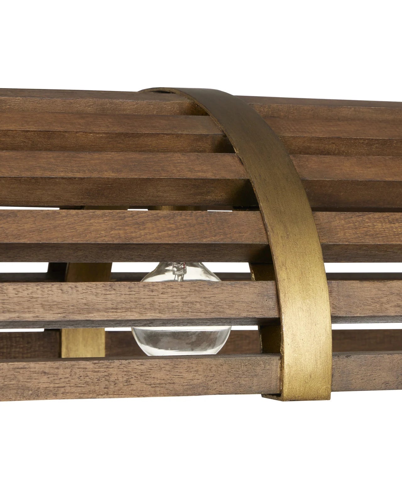 Woodbine Chestnut Rectangular Chandelier by Currey & Co. *