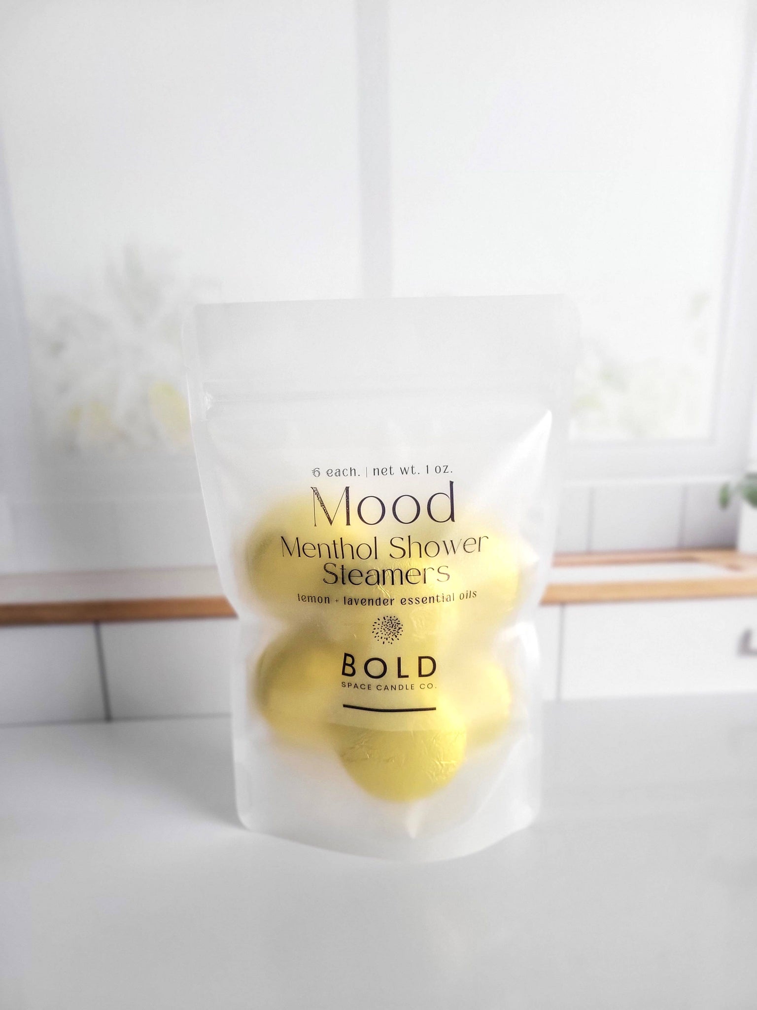Mood - Lemon + Lavender Menthol Shower Steamers *