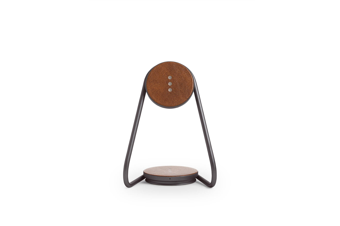 MAG:2 Leather Wireless Charger Stand - Bone