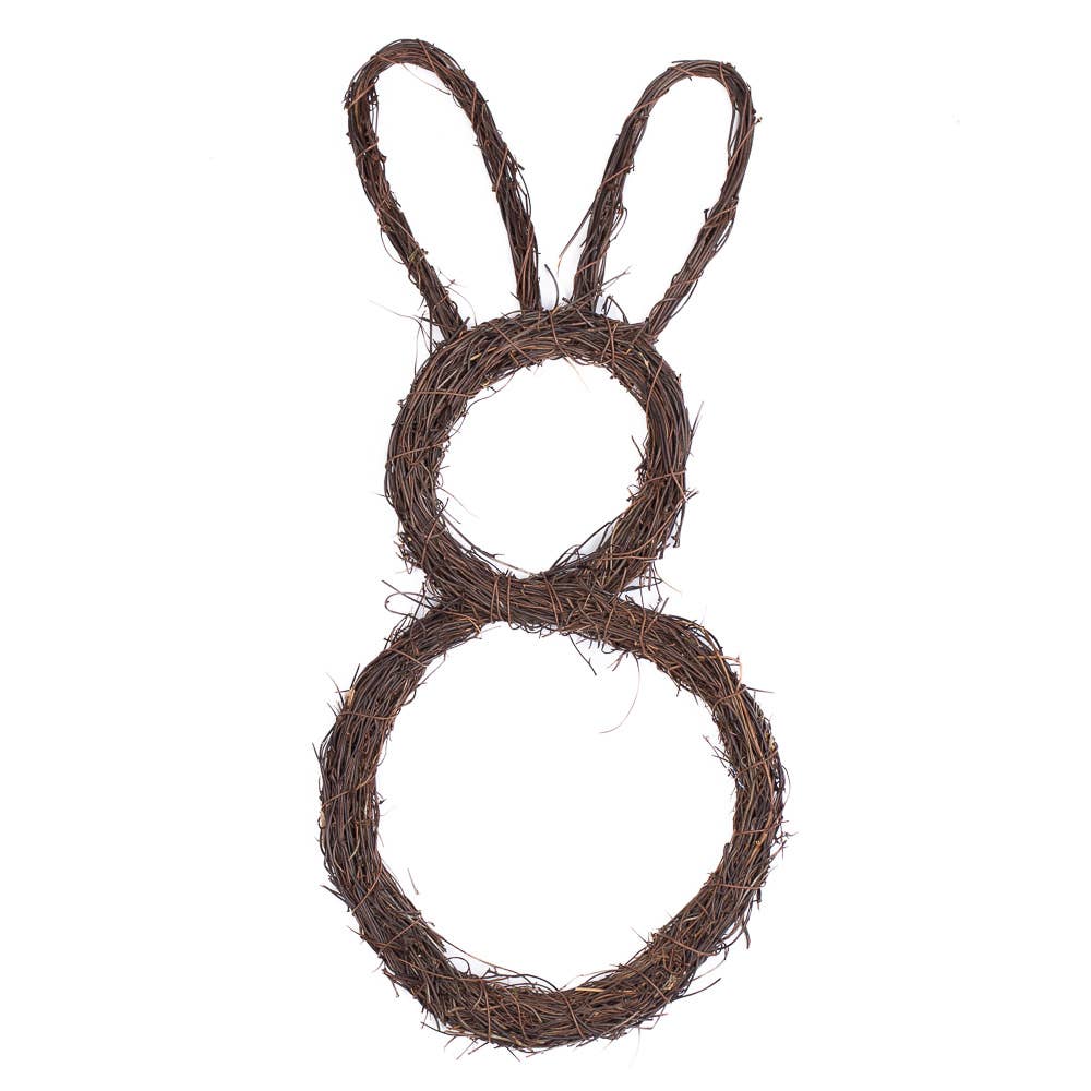 16-1/2" Natural Grapevine Easter Bunnies (Set of 6)