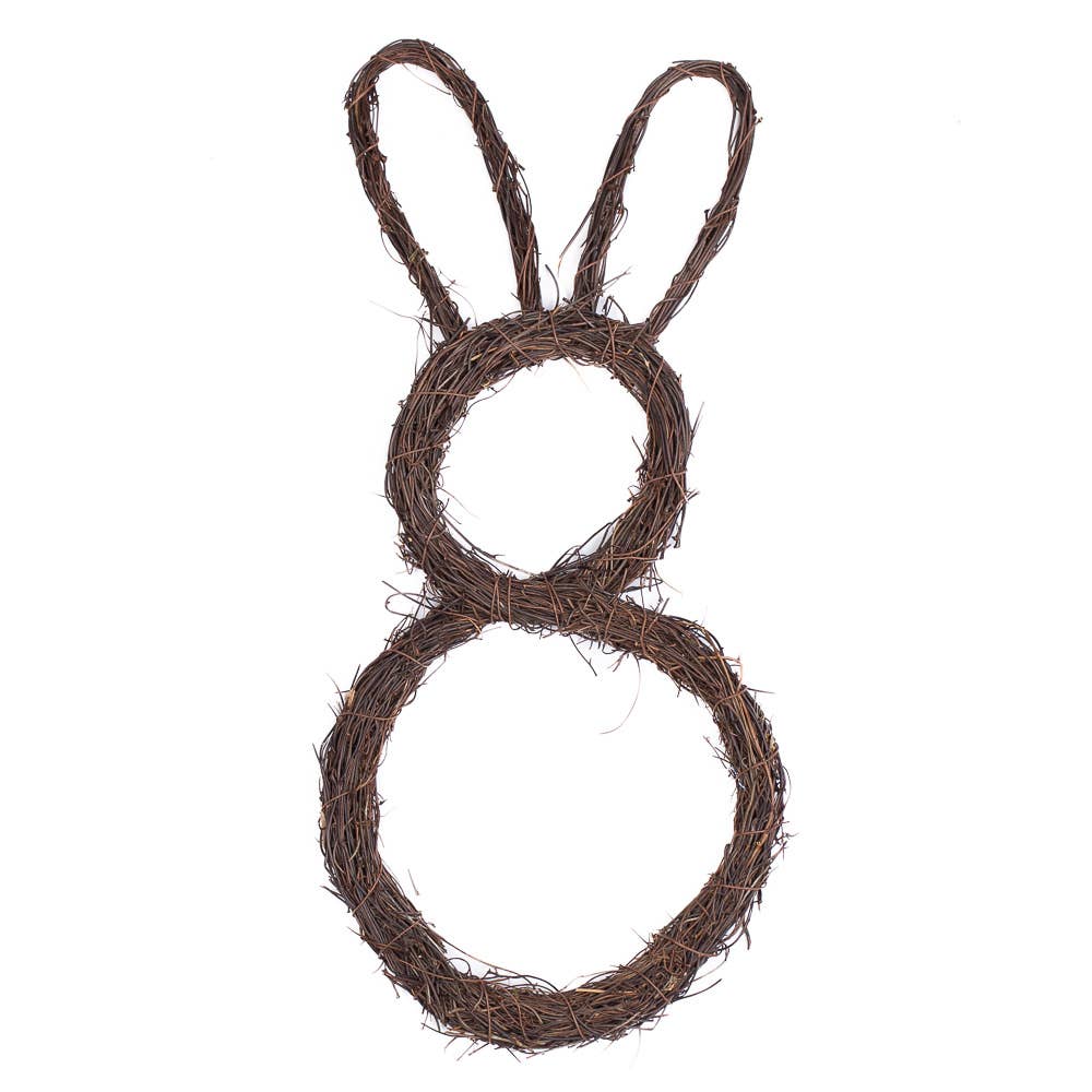 Natural Grapevine Easter Bunnies 16-1/2"