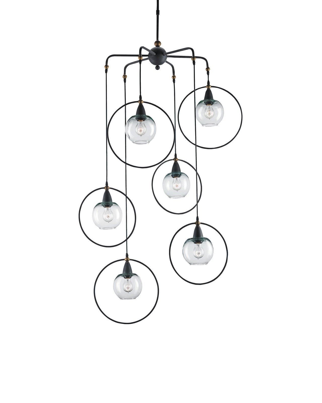 Moorsgate Black Multi-Pendant by Currey & Co.