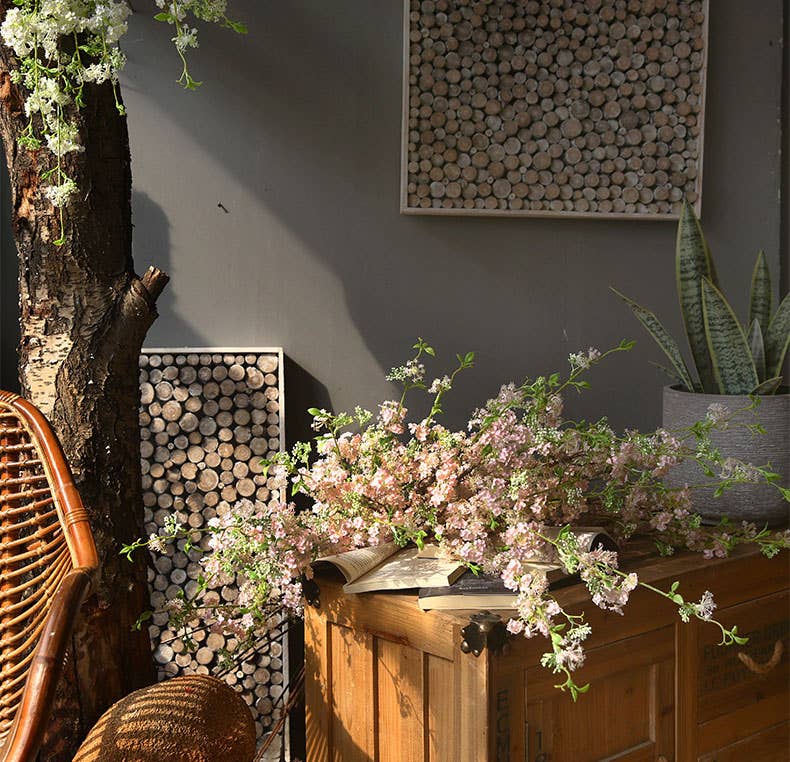 Artificial Snow willow: White *