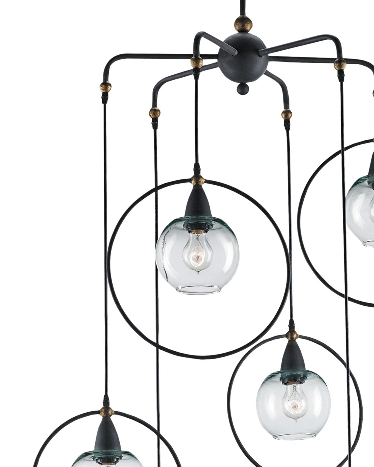 Moorsgate Black Multi-Pendant by Currey & Co. *