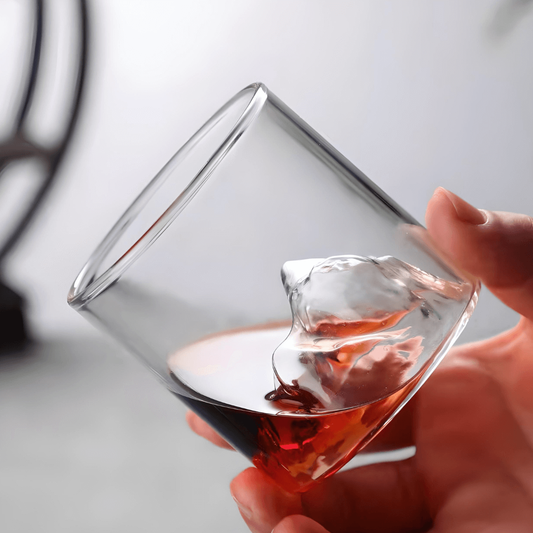 Mount Fuji Japanese Crystal Whisky Glass *