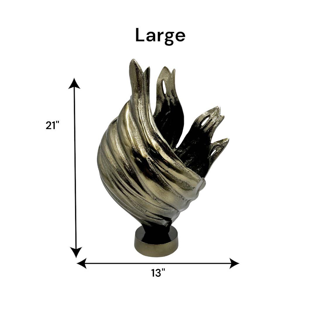 Decorative Modern Art Flower Aluminum Sculpture