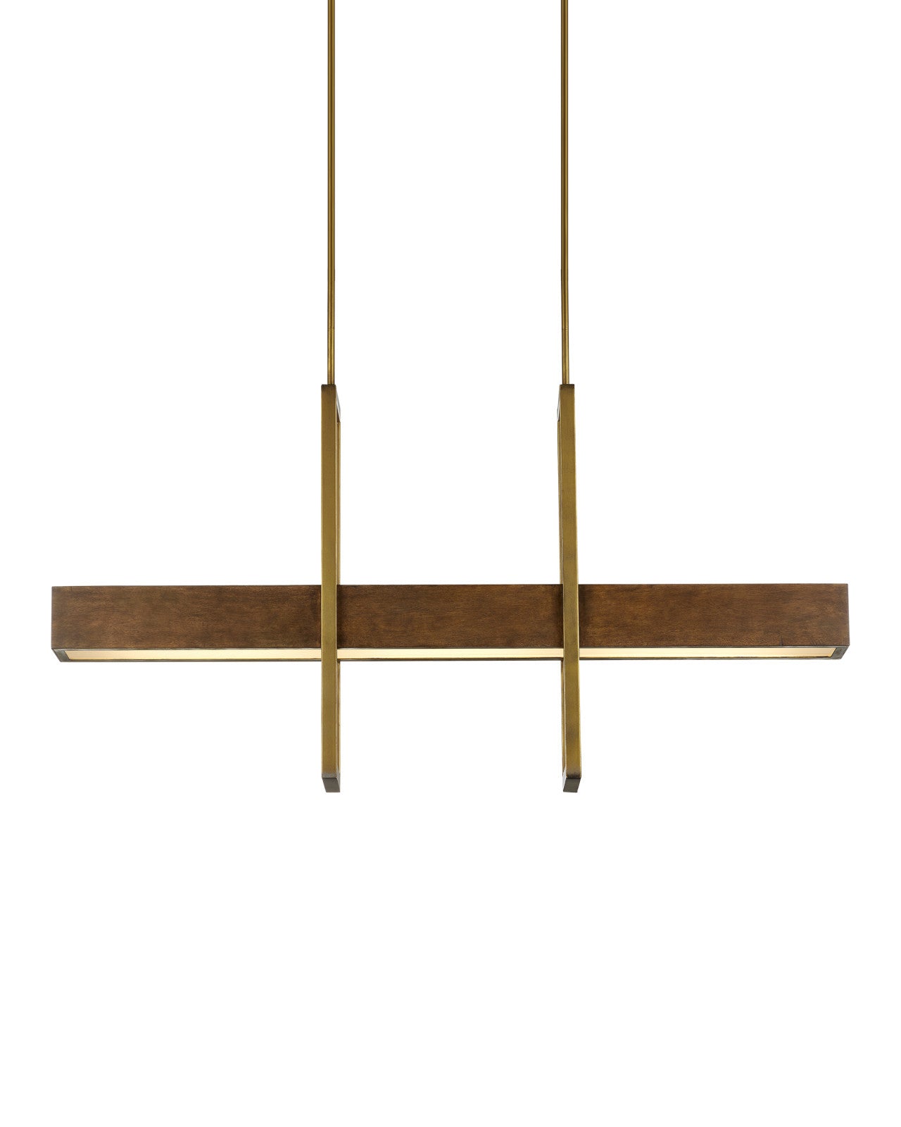 Tonbridge Chestnut Linear Chandelier by Currey & Co. *