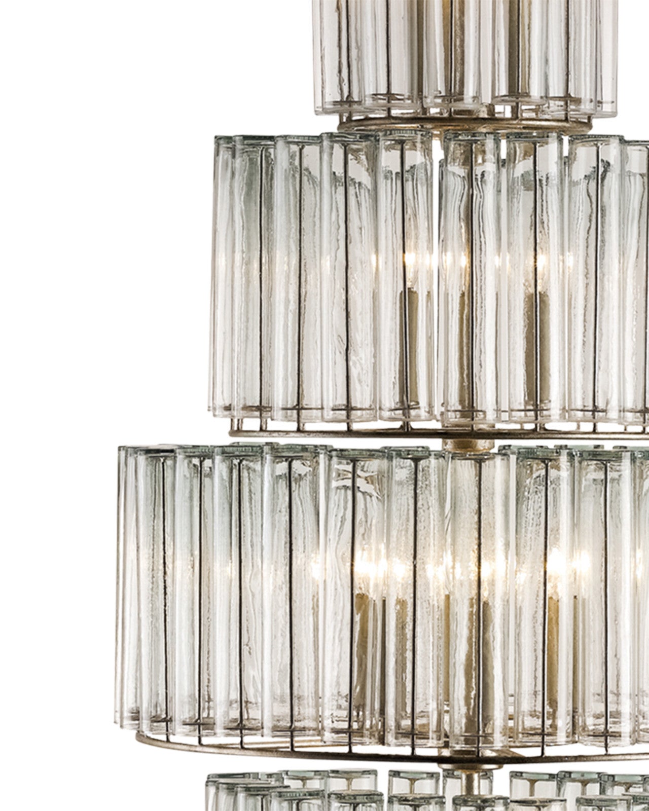 Bevilacqua Large Glass Chandelier by Currey & Co.
