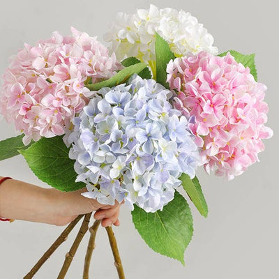 Artificial Hydrangea Blossom White