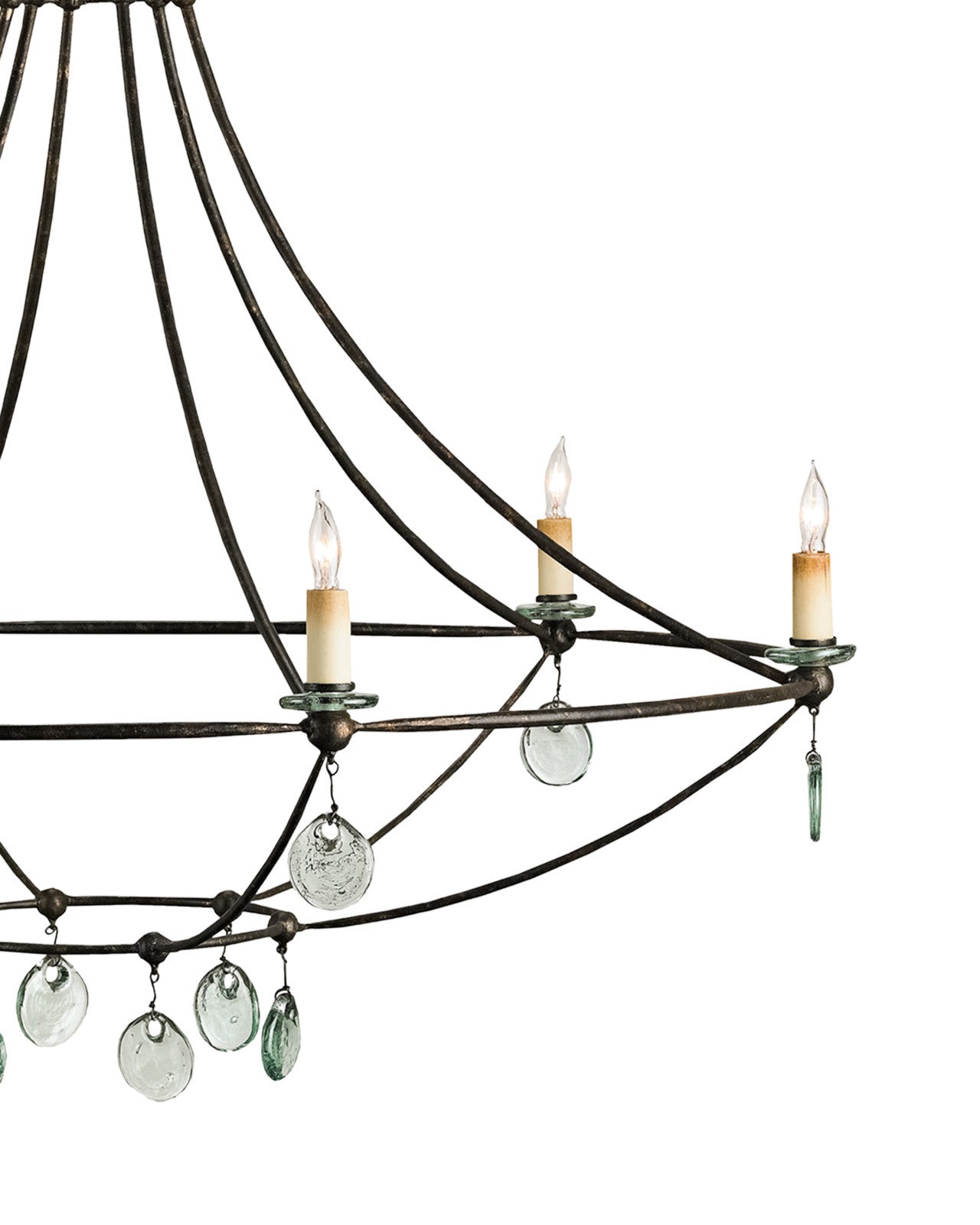 Novella Large Black Chandelier by Currey & Co. *