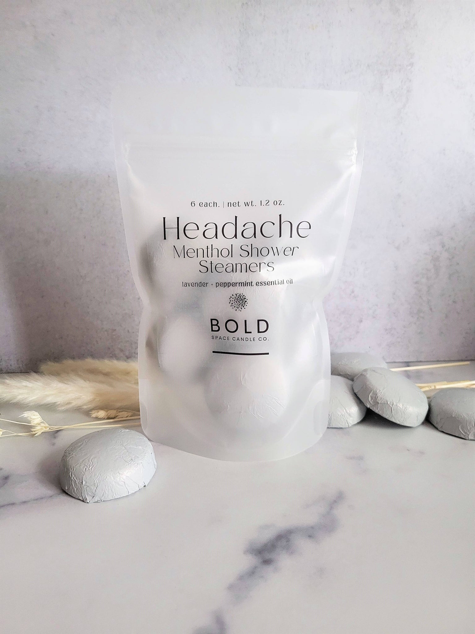 Headache Lavender & Peppermint Menthol Shower Steamers *