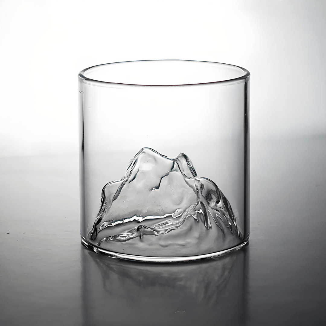 Mount Fuji Japanese Crystal Whisky Glass