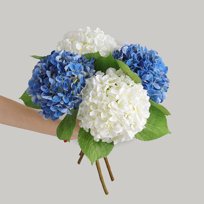 Artificial Hydrangea Blossom White