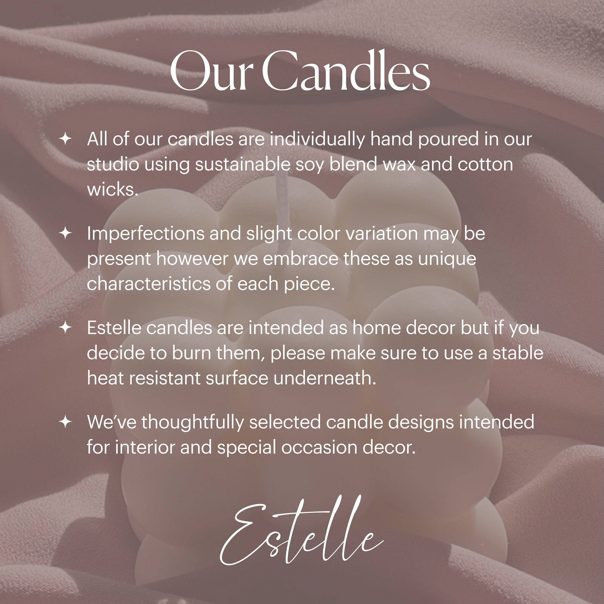 Geometric Pillar Candle: Cream / Vanilla&Cashmere *