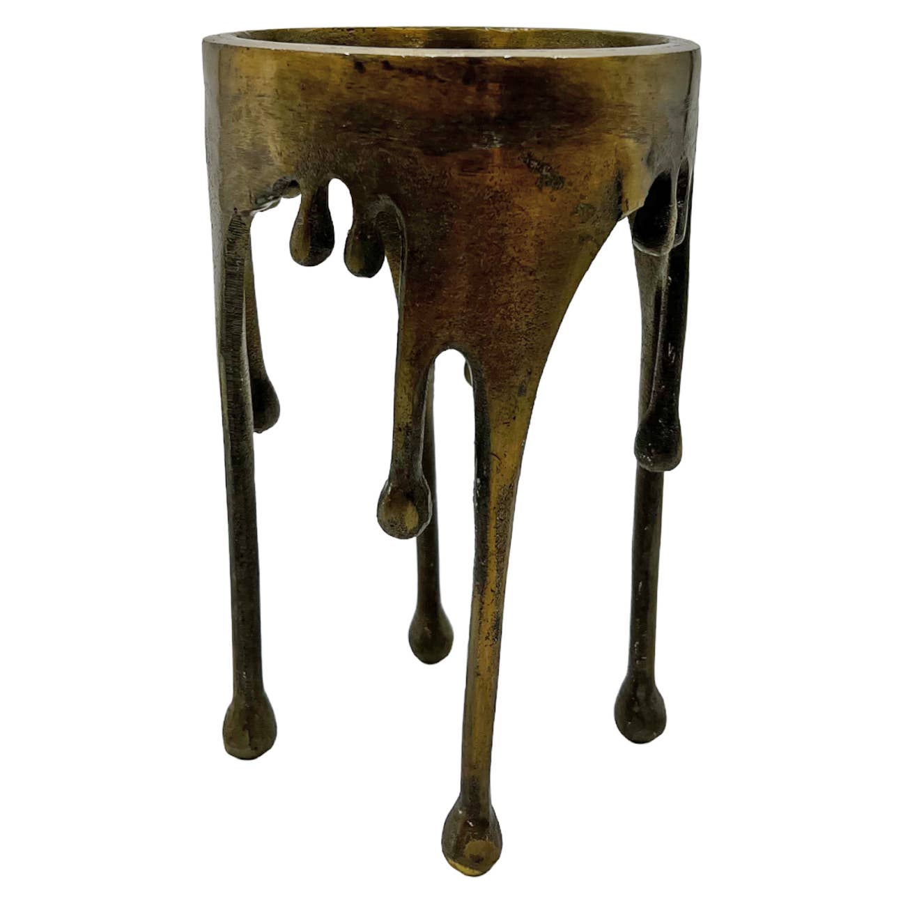 Aluminum Melted Liquid Candle Holder: Small