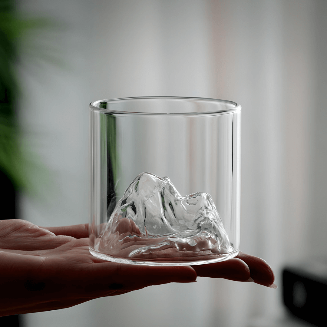 Mount Fuji Japanese Crystal Whisky Glass *