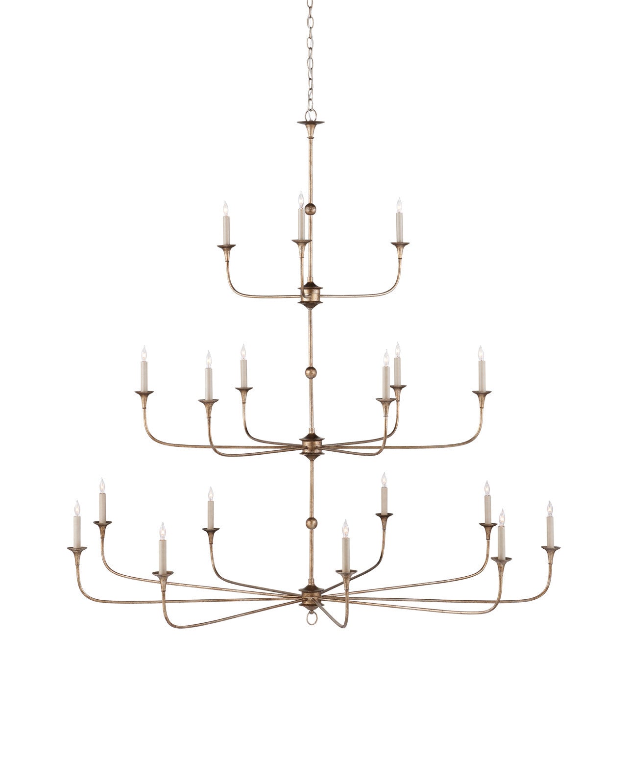 Nottaway Bronze Grande Chandelier by Currey & Co. *