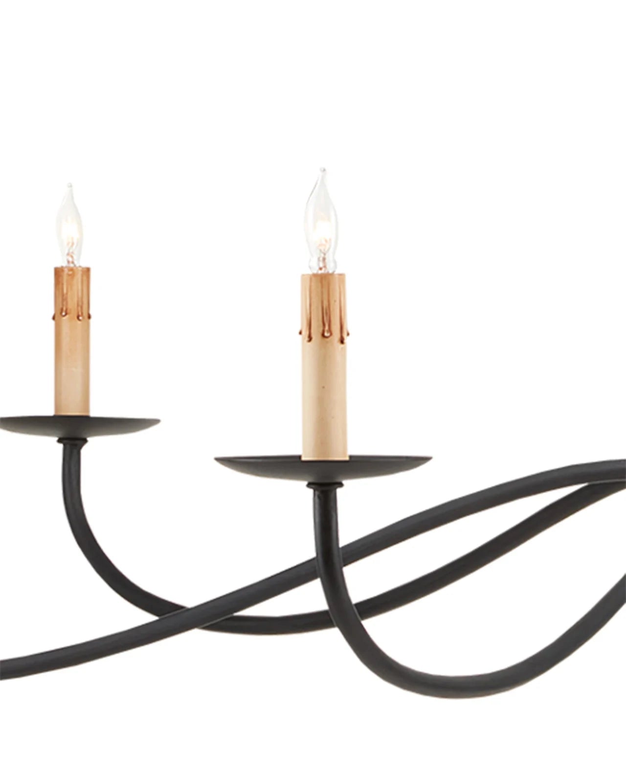 Saxon Large Black Chandelier by Currey & Co. *