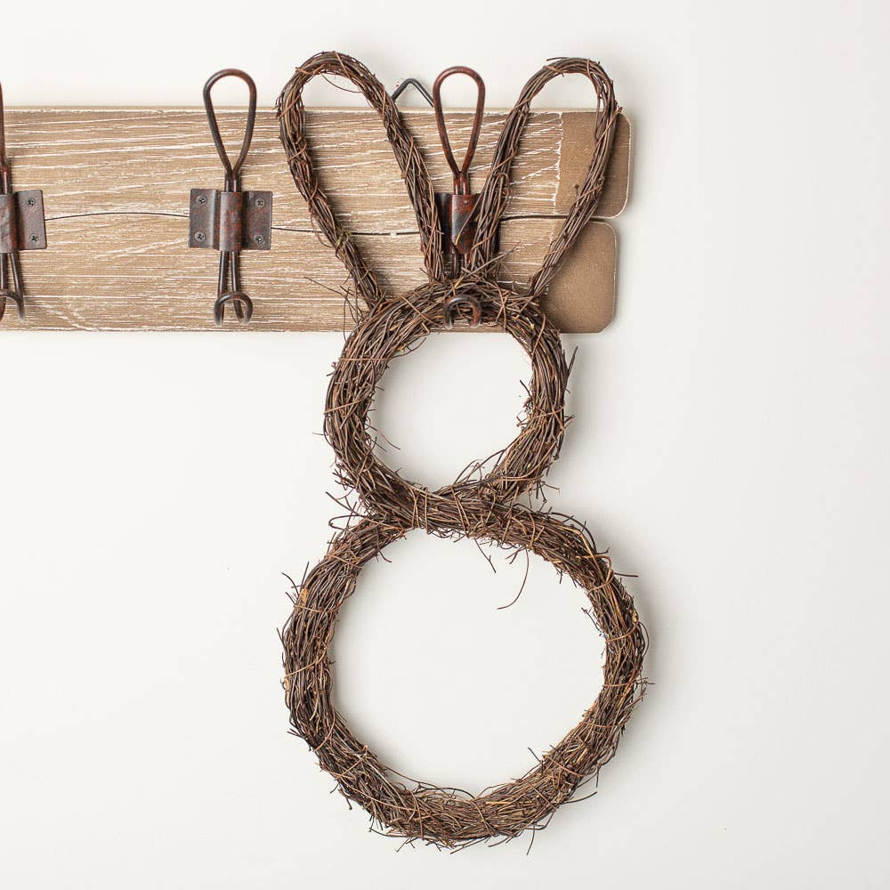 Natural Grapevine Easter Bunnies 16-1/2"