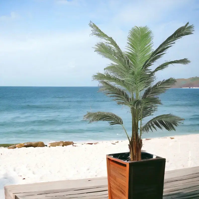 Artificial Palm Trees - 6 Feet Tall Realistic Indoor/Outdoor