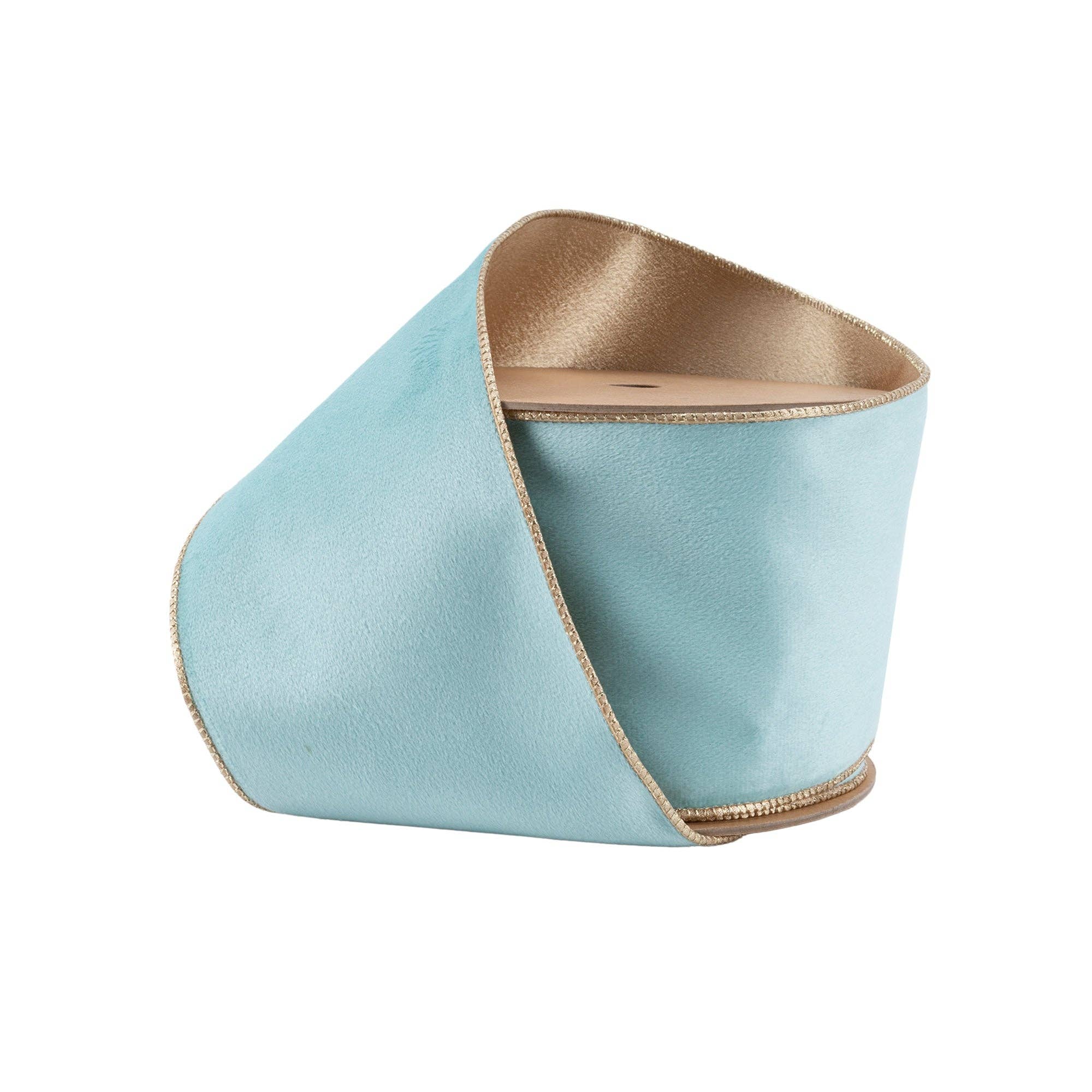 4" Reversible Classic Velvet Wired Ribbon 10 Yard Roll