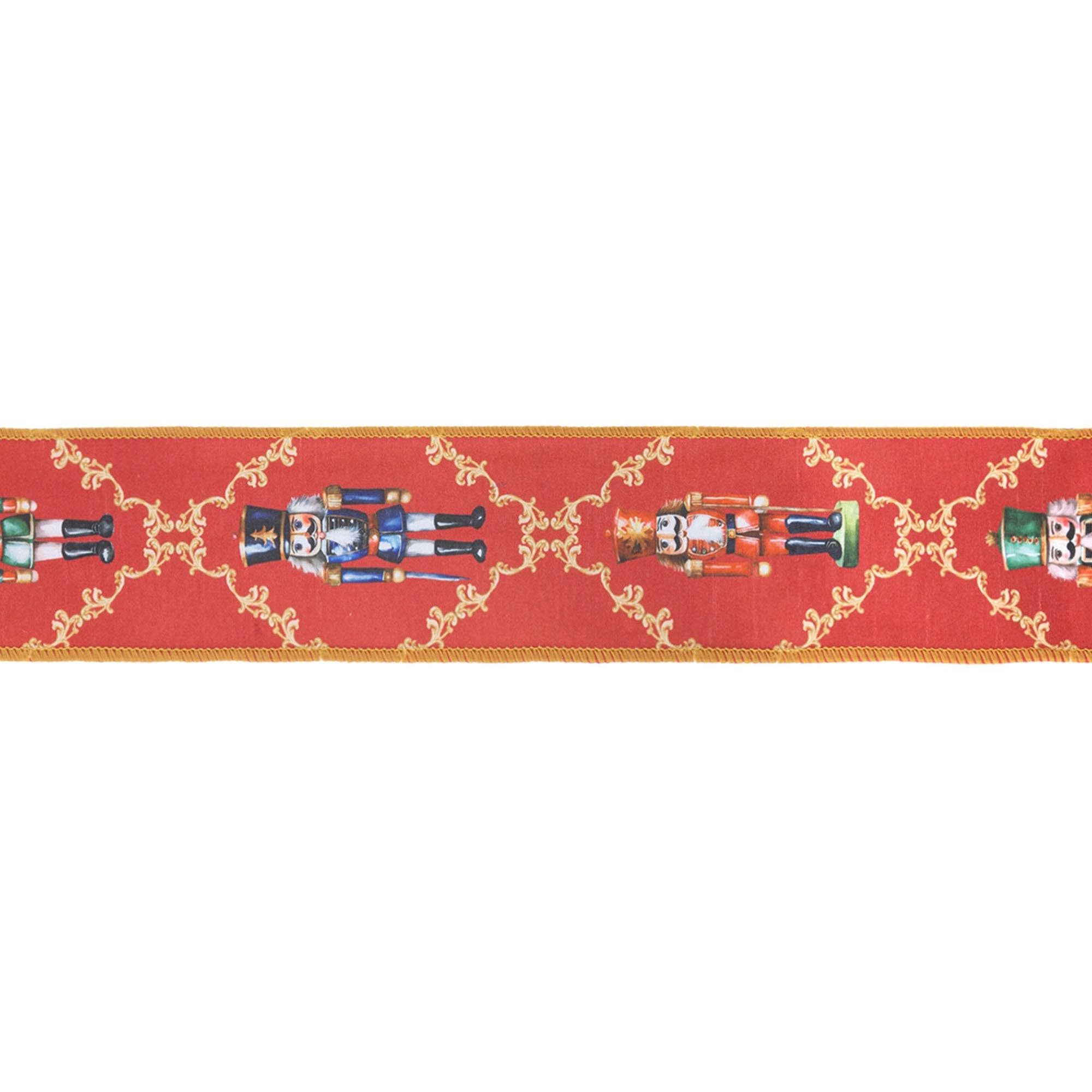 Wired Reversible Dupioni Nutcracker Diamond Pattern 10yd