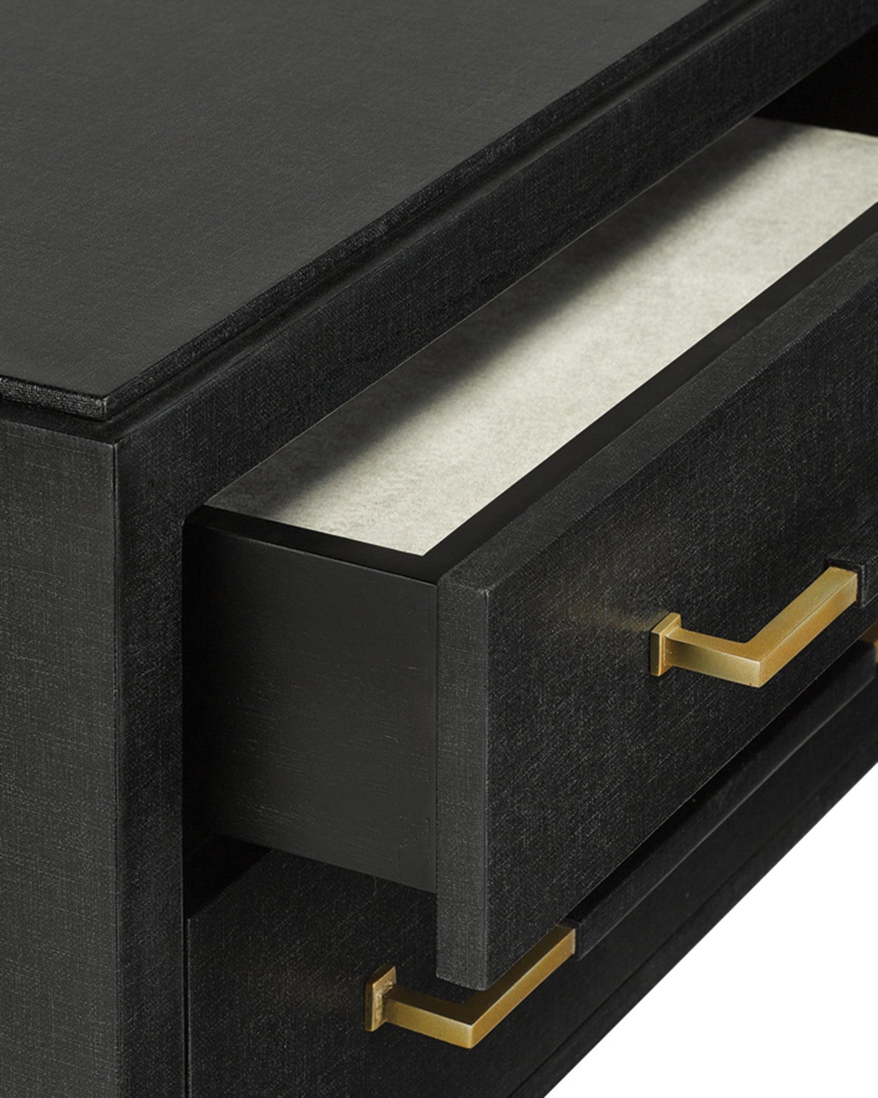 Verona Black Nightstand by Currey & Co. *