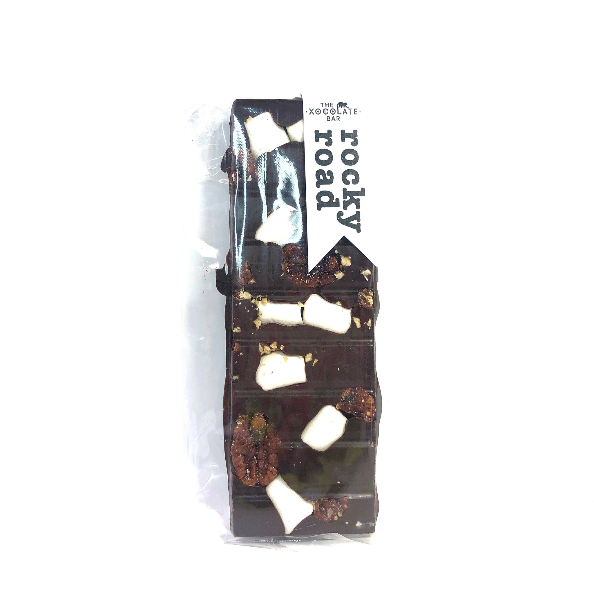 Vegan Rocky Road Bar - Organic Fair Trade Dark Chocolate *