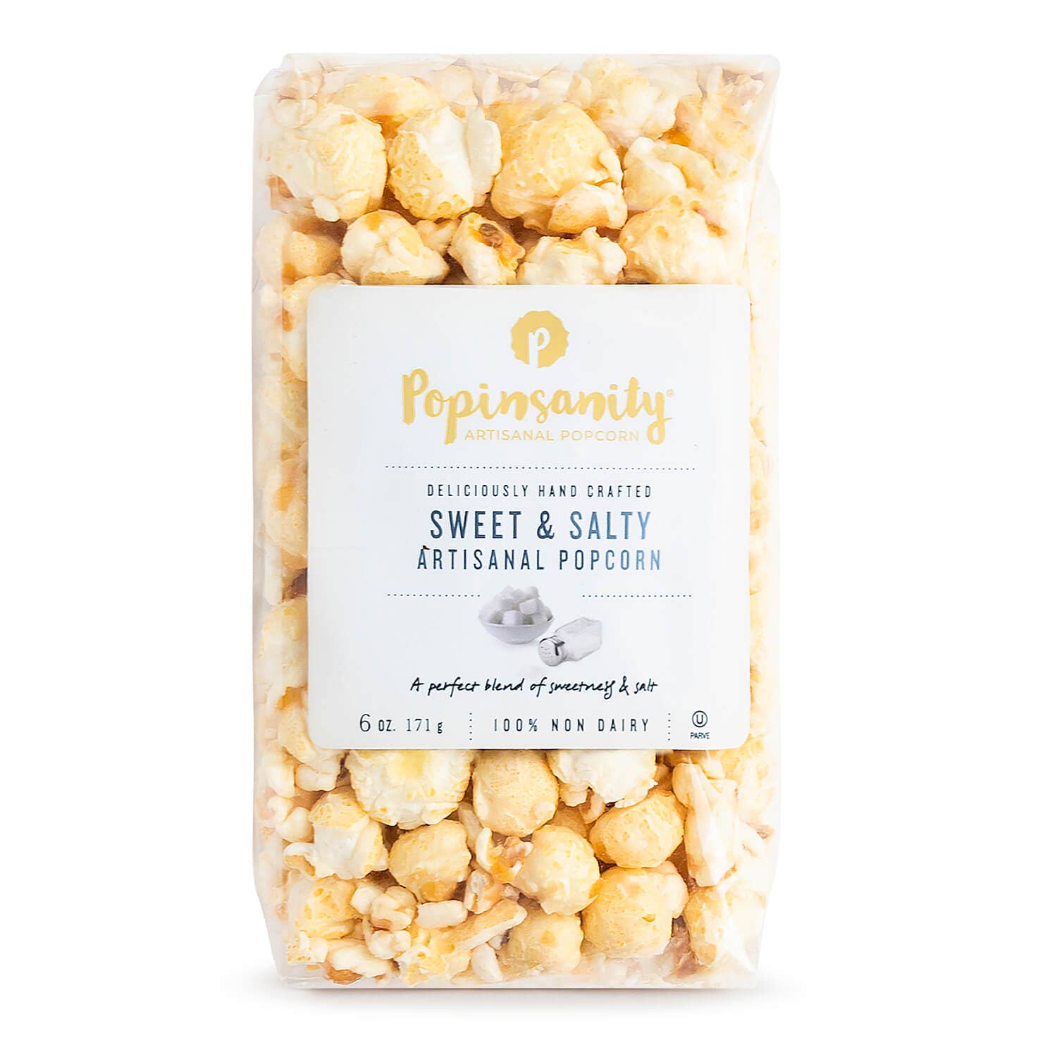 Sweet & Salty Gourmet Popcorn | Vegan Gift | 6oz Snack Bag