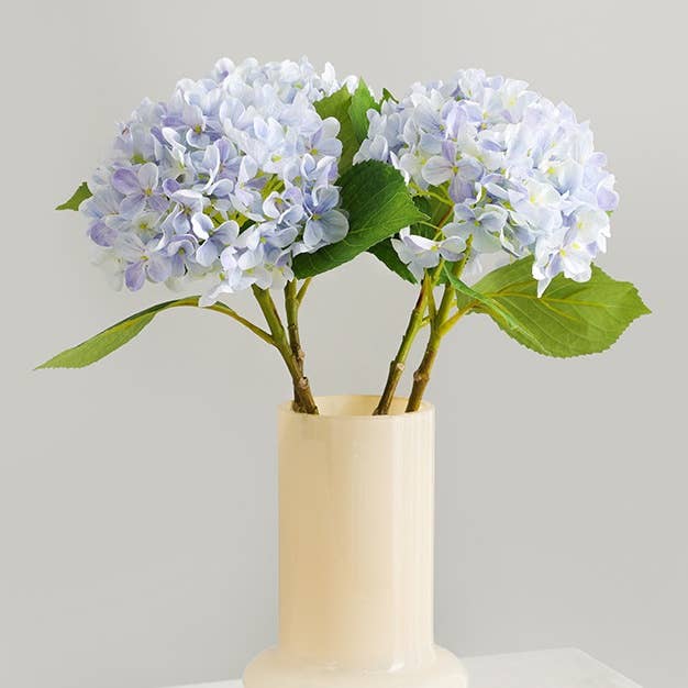 Artificial Hydrangea Blossom White