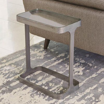 SADDLE TABLE-NATURAL IRON by Global Views