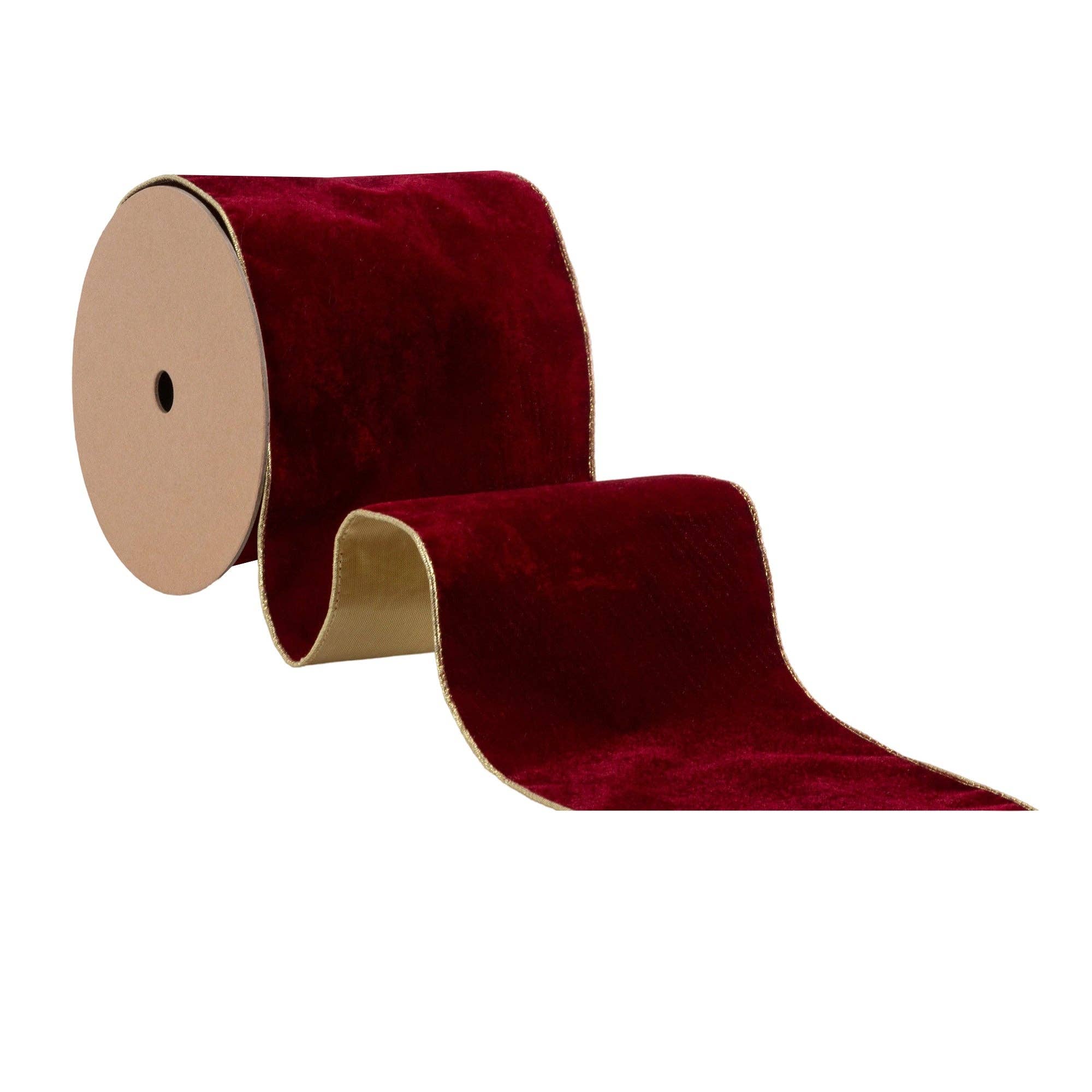 6" Deluxe Reversible Velvet Ribbon 10 Yard