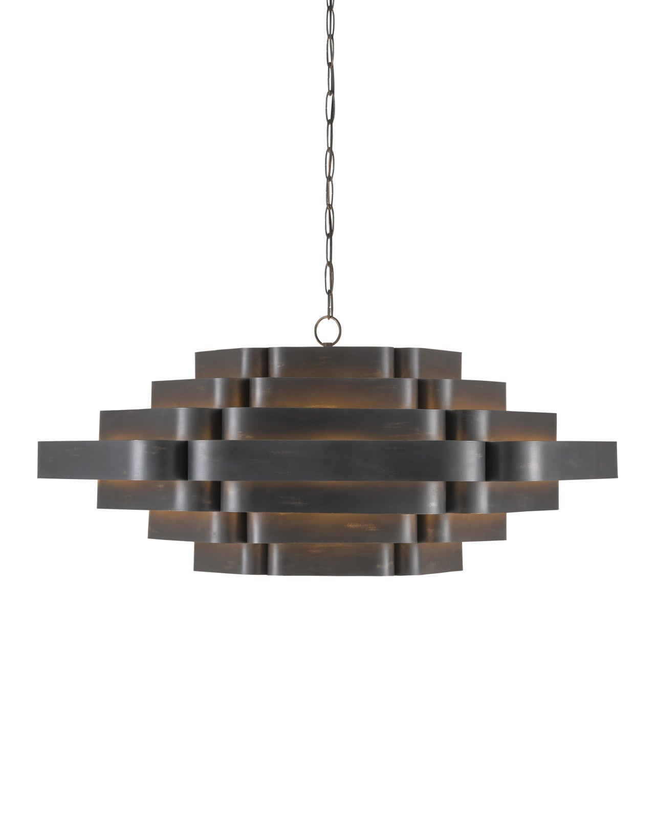 Bailey Black Chandelier By Currey & Co. *