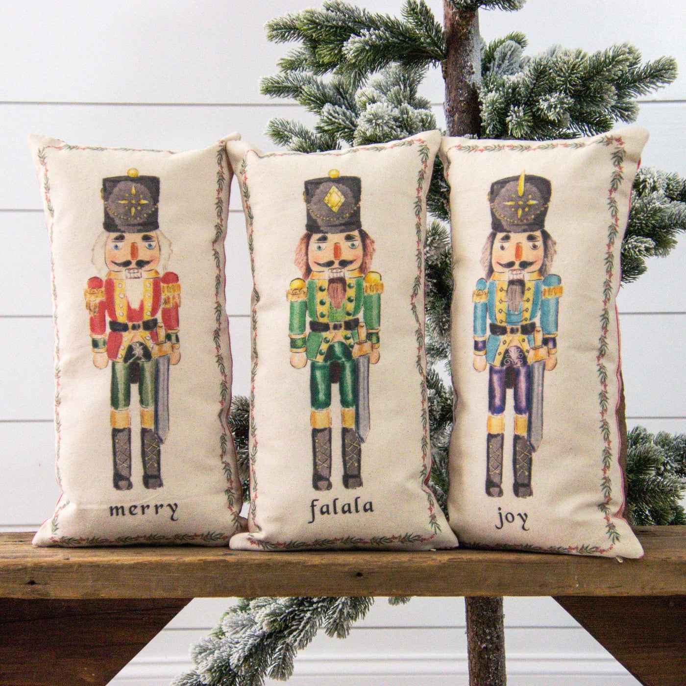 Pillows - Christmas Nutcrackers (PK/3 AST)