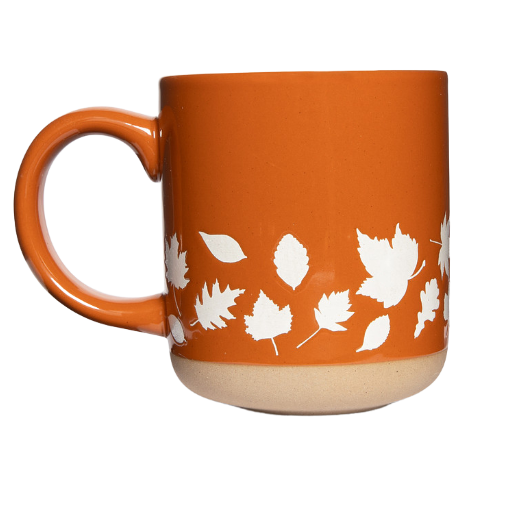 Fall Leaves Stoneware Coffee Mug *