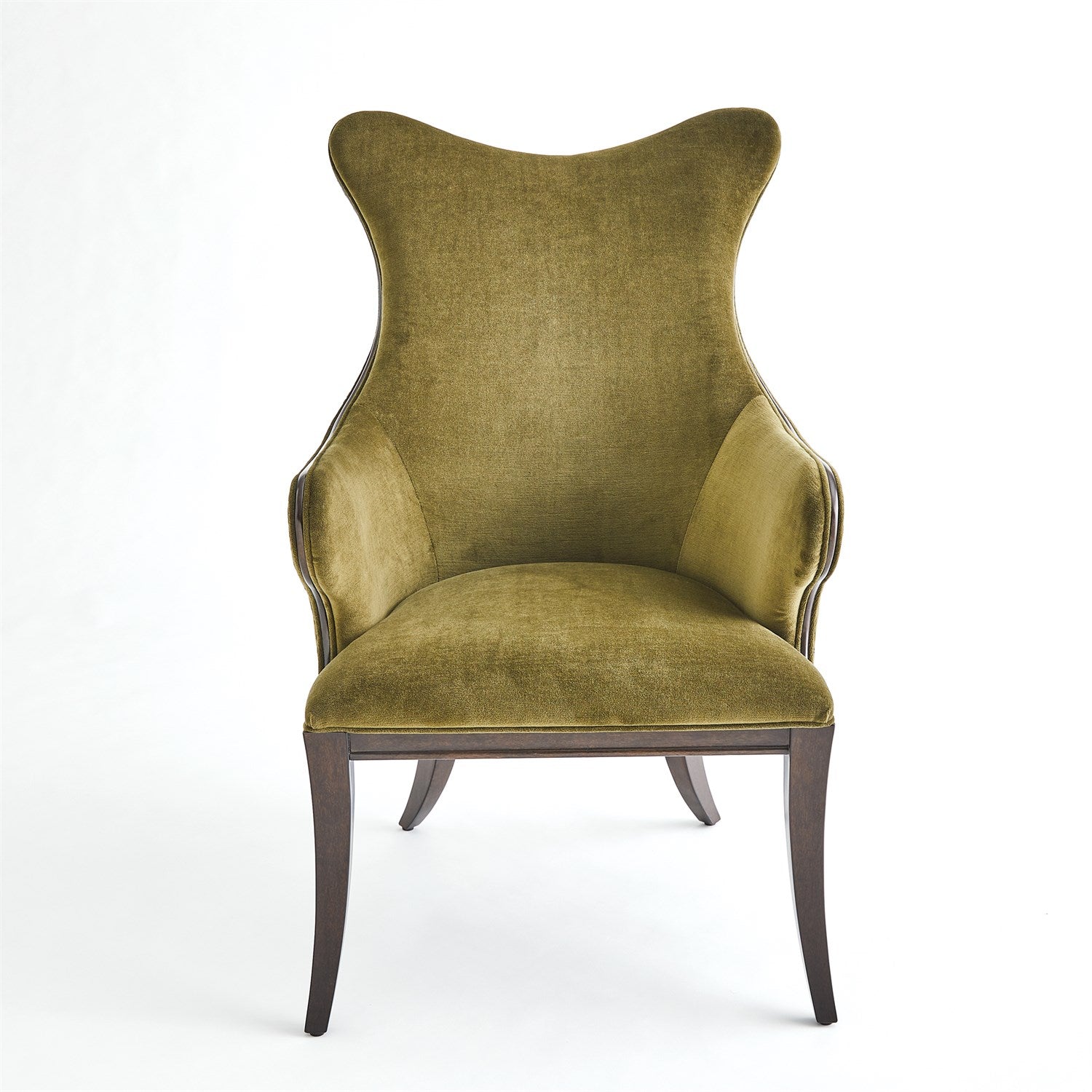EVELYN CHAIR-MOSS VELVET