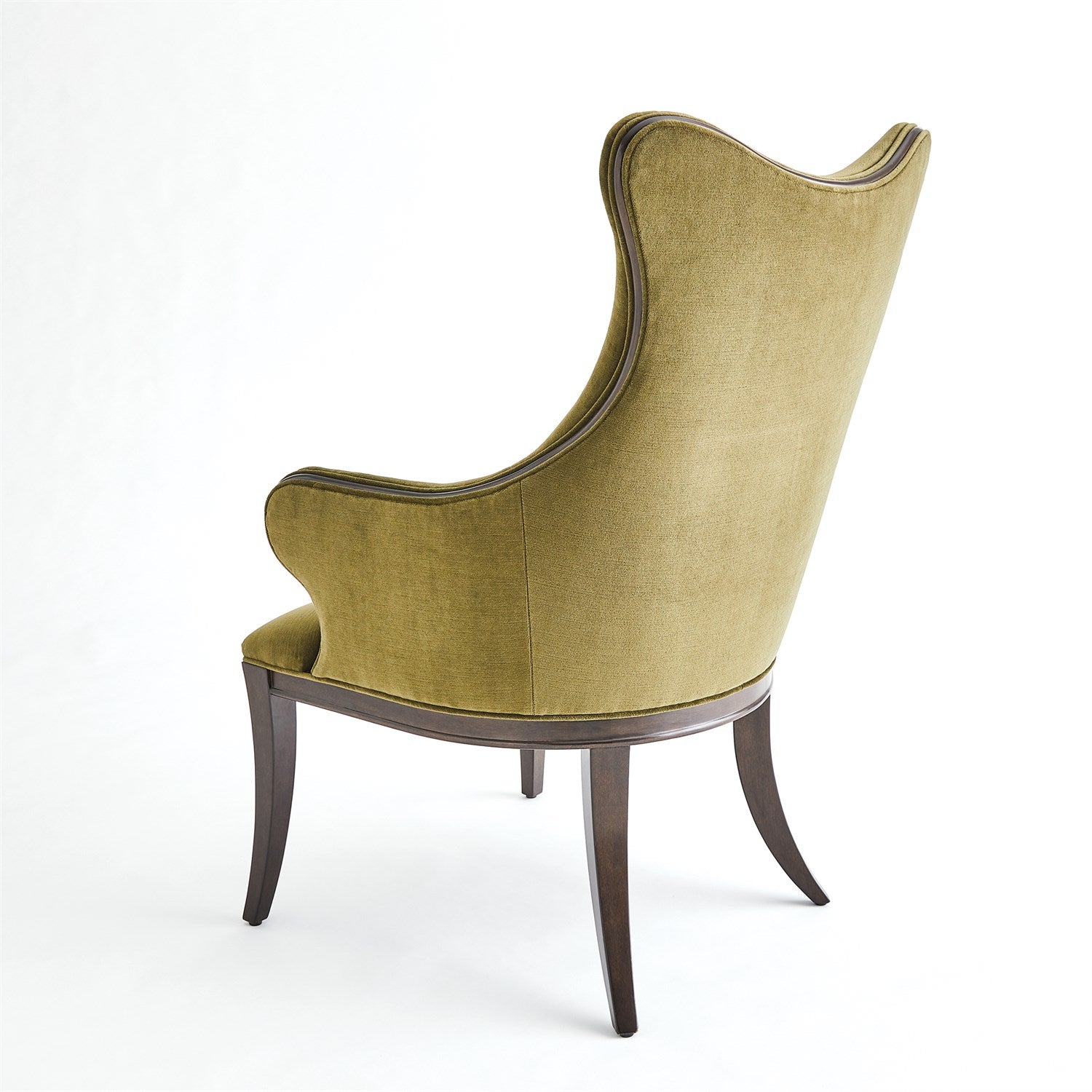 EVELYN CHAIR-MOSS VELVET