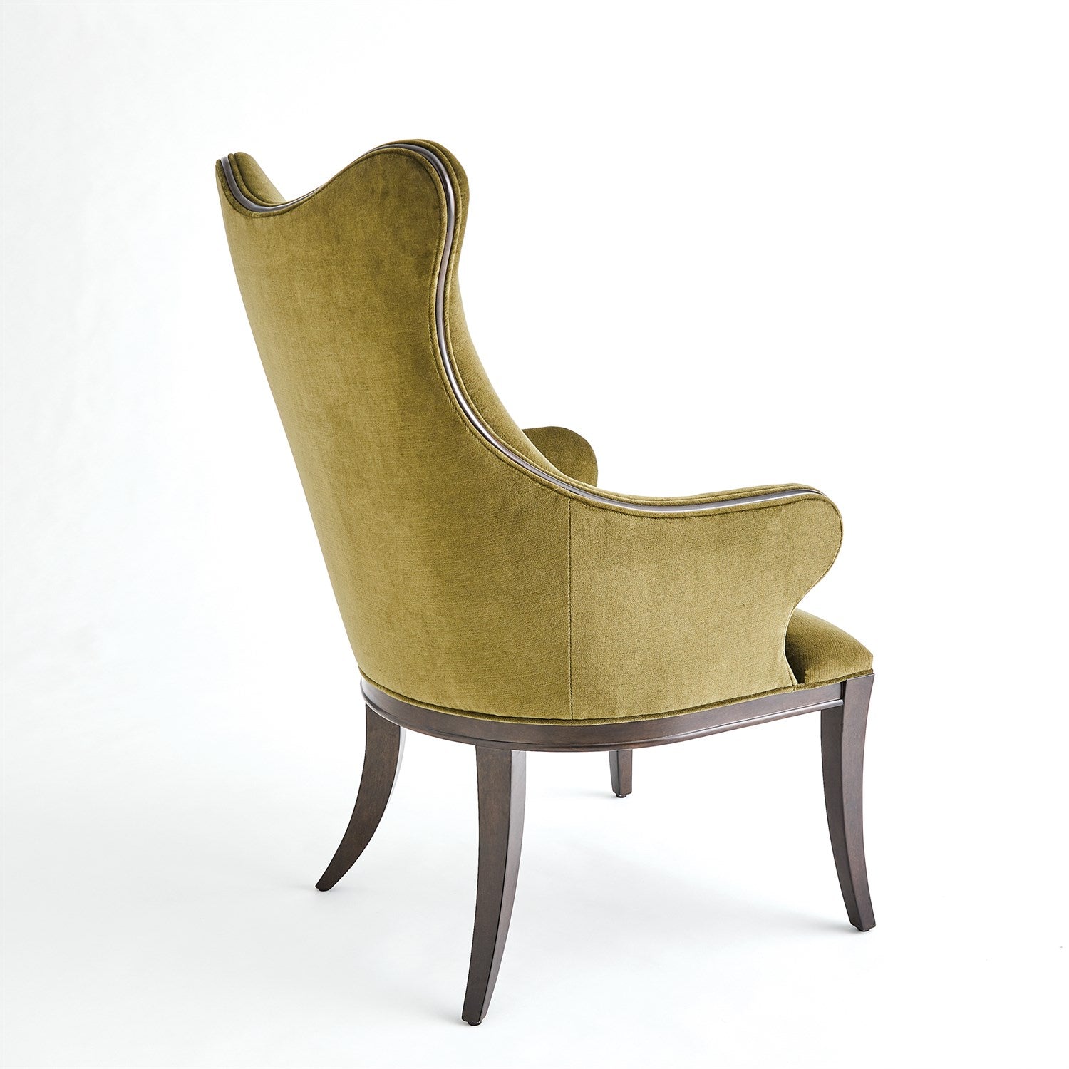 EVELYN CHAIR-MOSS VELVET