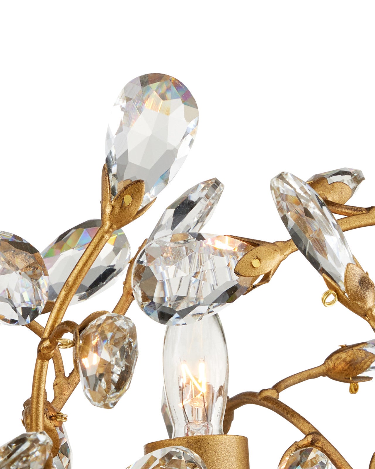 Crystal Bud Grande Ring Chandelier by Currey & Co. *
