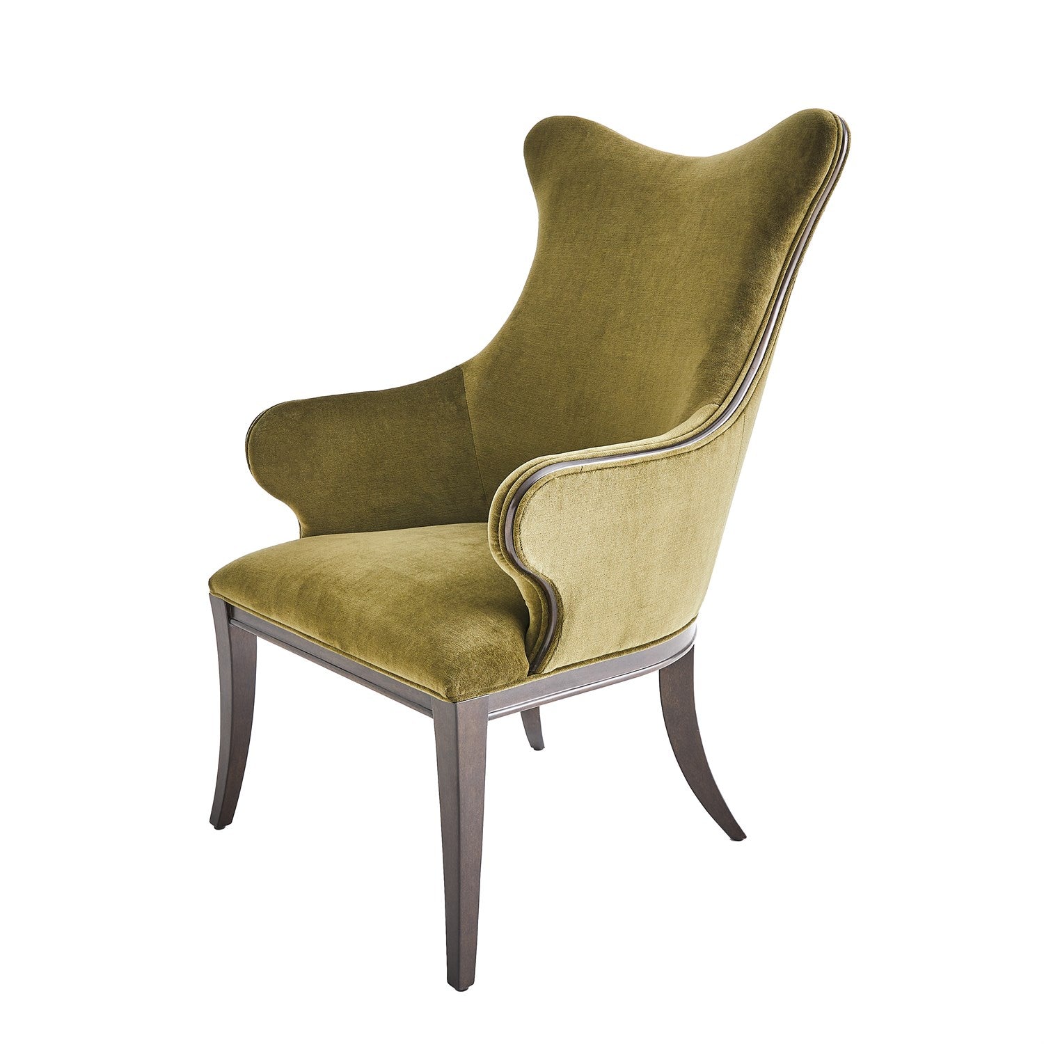 EVELYN CHAIR-MOSS VELVET