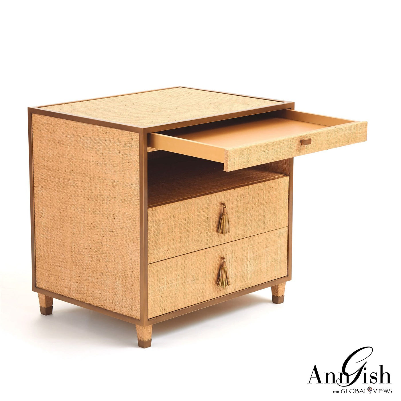 D'ORO BEDSIDE CHEST by Global Views