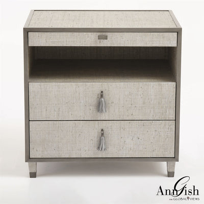 ARGENTO BEDSIDE CHEST by Global Views