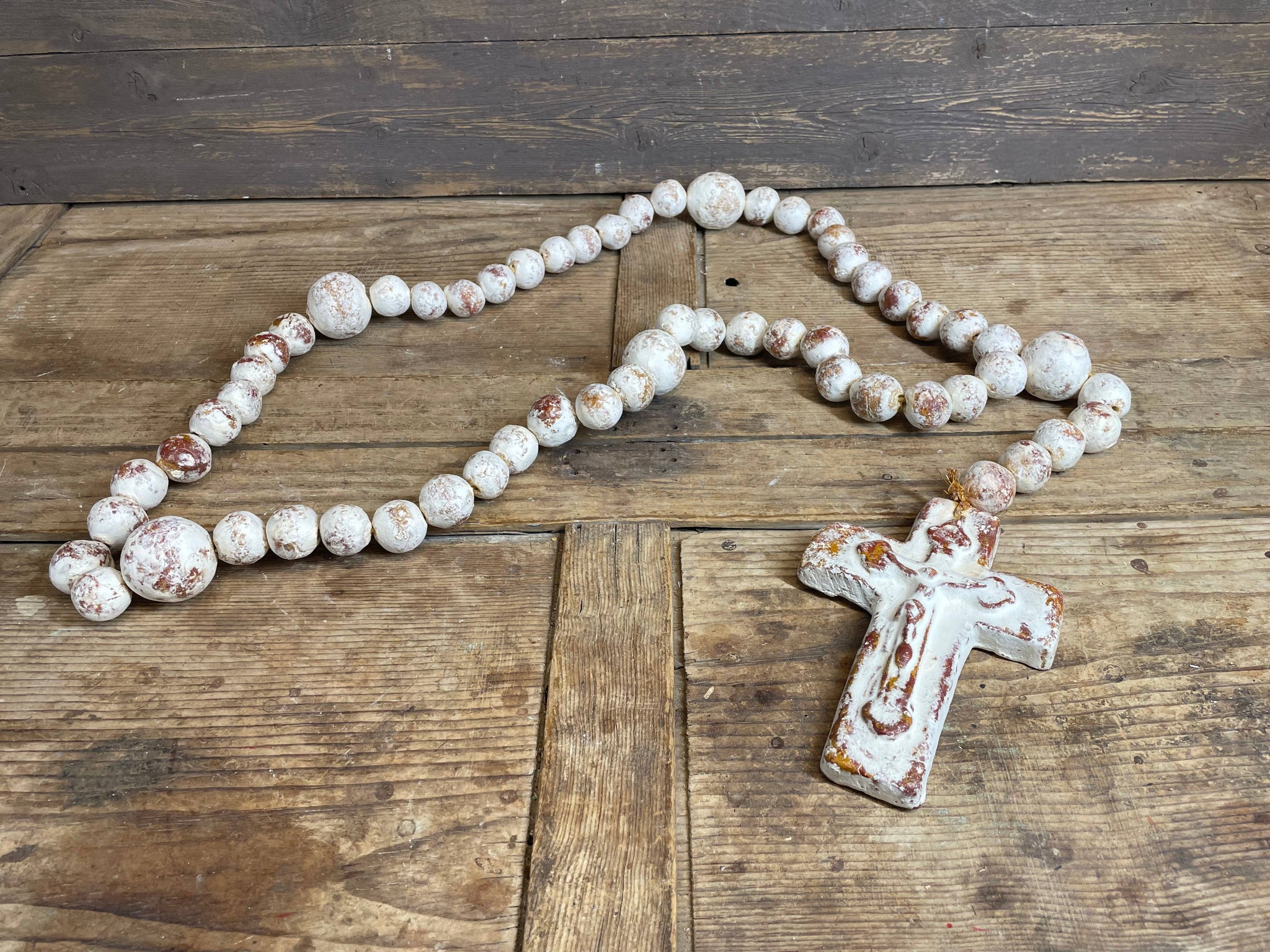 Trinity Clay Rosary 42-44 in