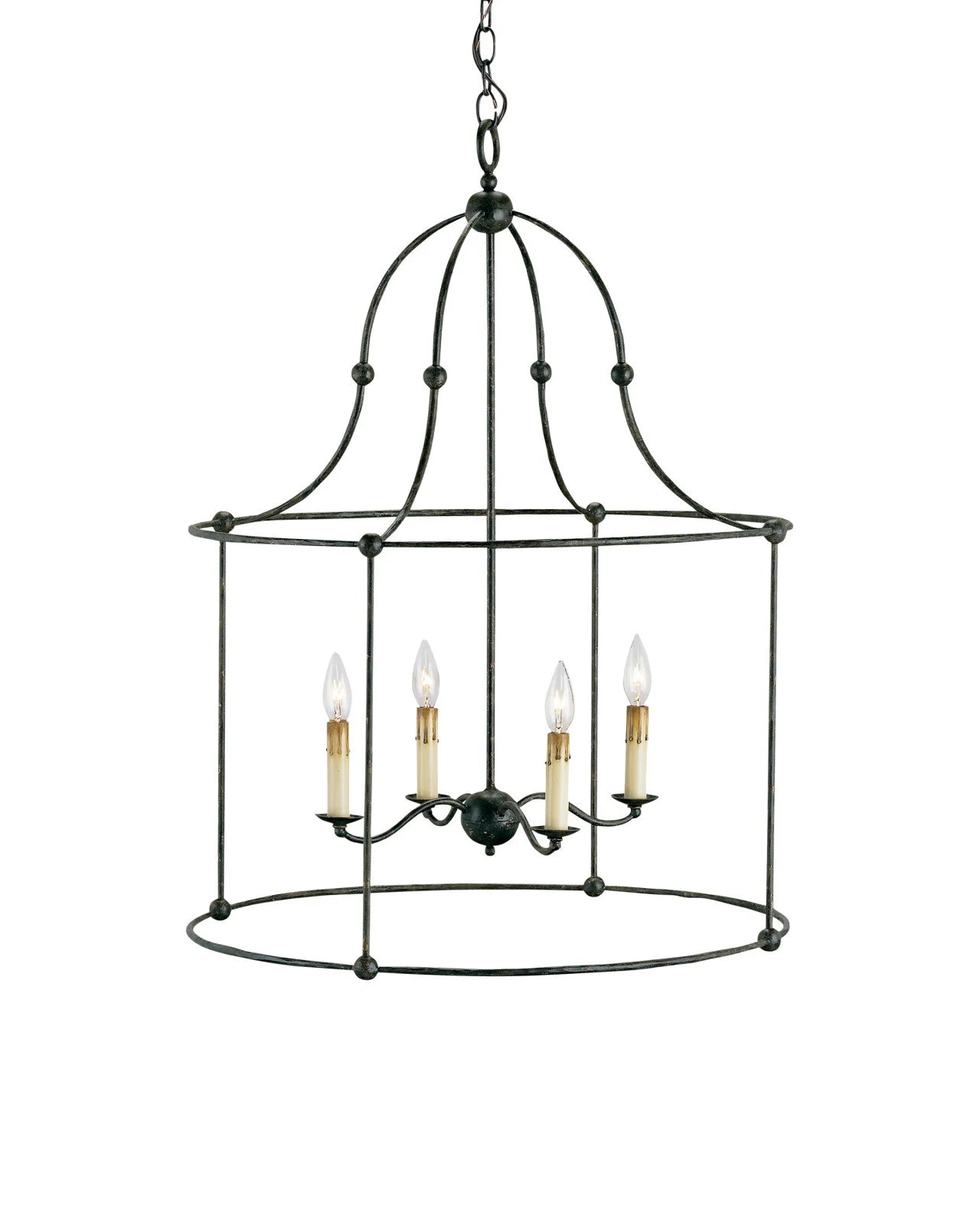 Fitzjames Large Black Lantern by Currey & Co. *